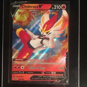Cinderace V Pokémon Card
